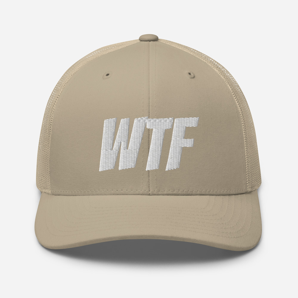 WTF Cap | Trucker cap | Baseball caps | WTF hat | Mens Womens Hats