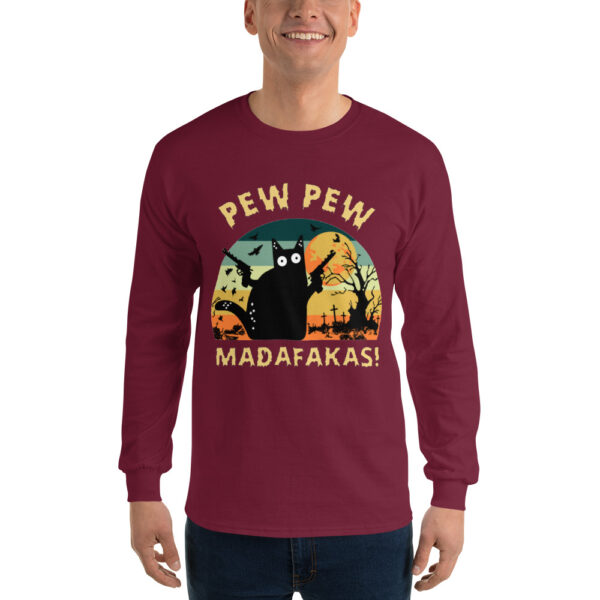pew pew madafakas long sleeves t-shirts