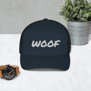 Woof Six Panel Trucker Cap, Hat