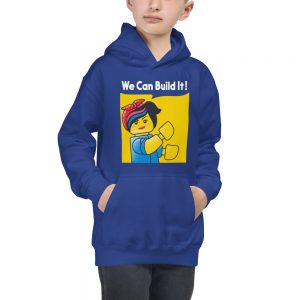 We Can Build It Lego Movie Sequel Lucy Wyldstyle Character Kids Hoodie