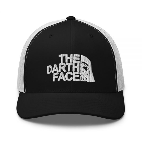 The Darth Face Star Wars Embroidered Six-Panel Trucker Cap