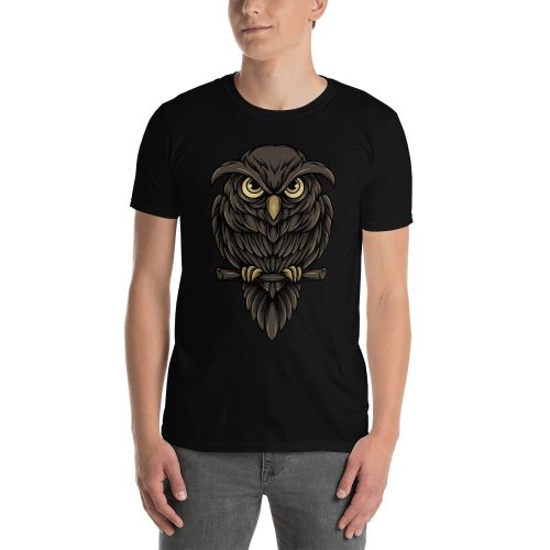 Night Owl Staring Short-Sleeve Unisex T-Shirt