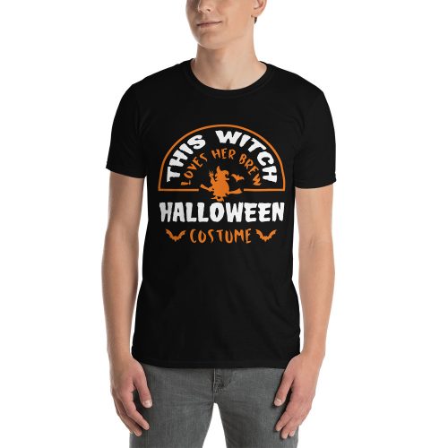 This Witch Loves Her Brew Halloween Costume Short-Sleeve Unisex T-Shirt