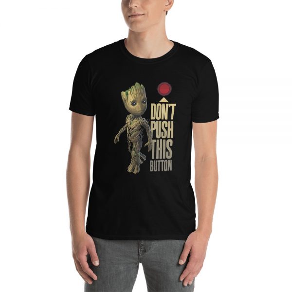 Don't Push This Button Guardians of The Galaxy 2 - Groot Unisex T-Shirt