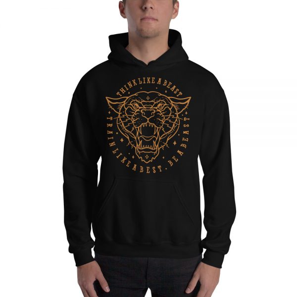 Think Like a Beast Be a Beast Gym Workout Pullover Unisex Hoodie