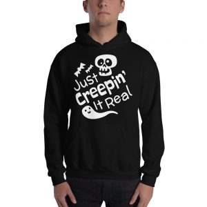 Just Creepin' It Real Ghosts Halloween Party Unisex Pullover Hoodie
