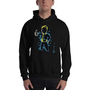 Popsicleco Waste Lands Thumbs Up Gaming Unisex Pullover Hoodie