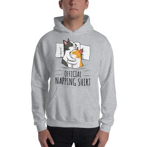 Funny Cats Official Napping Shirt Unisex Pullover Hoodie
