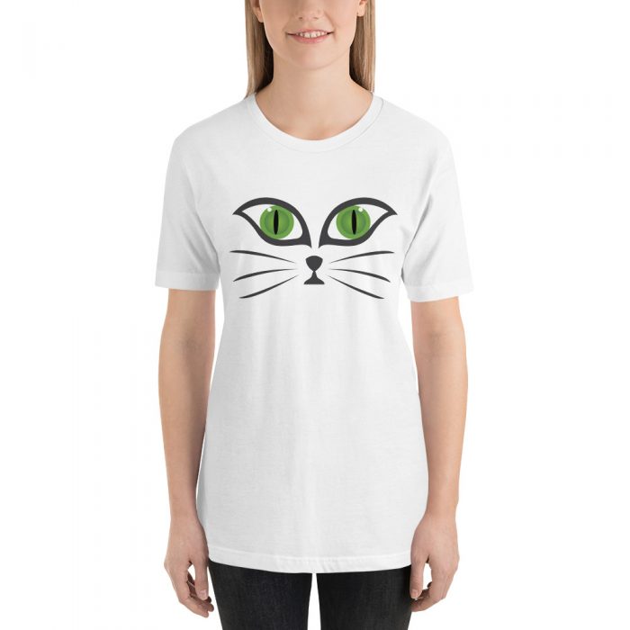 Cute Cat Face Meow! Kitten Face Printed Short-Sleeve Women's T-Shirt