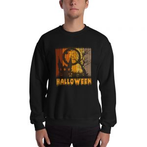 Halloween Retro Ghost House Scene Party Gift Unisex Sweatshirt